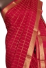 Pure Double Checks Zari Mysore Crepe Silk Saree